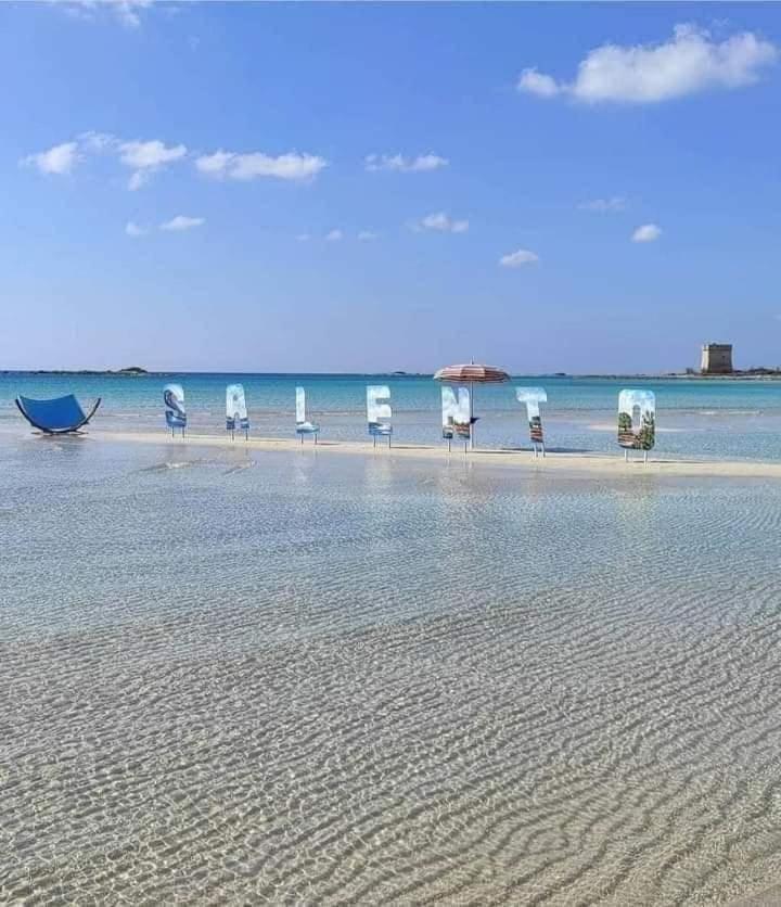 Villa Delle Stelle Con Piscina Леверано Экстерьер фото